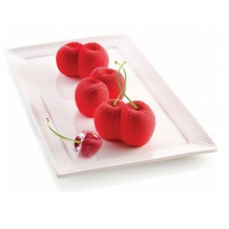 molde de cereza trompe-l'oeil silikomart