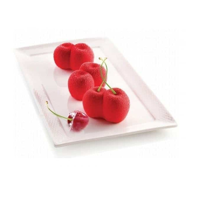 molde de cereza trompe-l'oeil silikomart