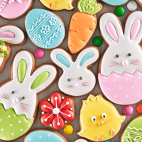 image-decoración de pastel de pascua