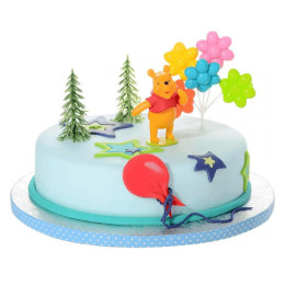 Decoración de tarta de Winnie Pooh.